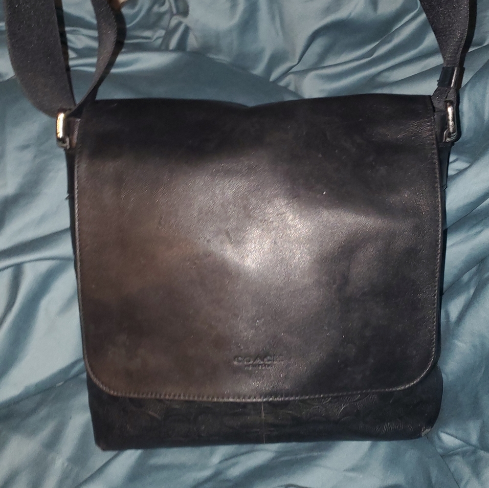 Leather coach